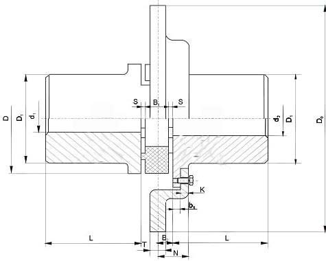 LXP帶制動盤型星形彈性聯軸器 LXP帶制動盤型星形彈性聯軸器
