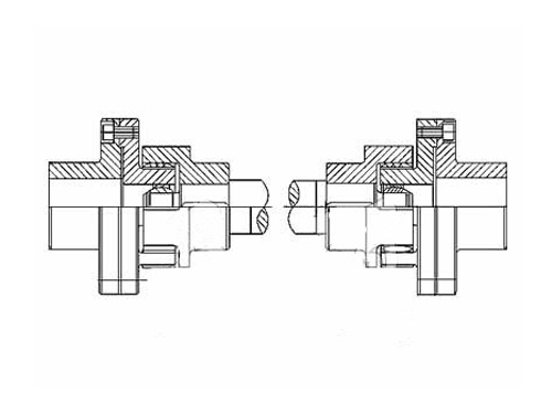 LXQ接中間軸球鉸型星形彈性聯軸器